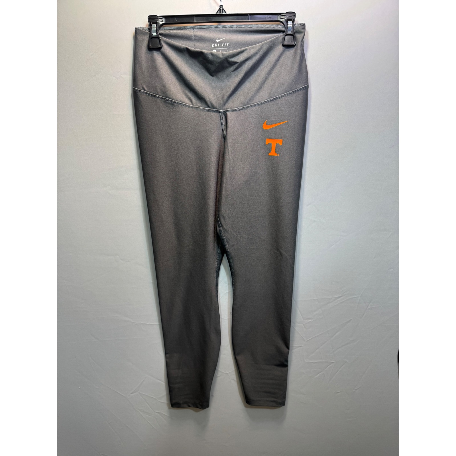 Nike Tennessee Volunteers Dri-Fit Leggings Womens Large Grey Orange Athletic
